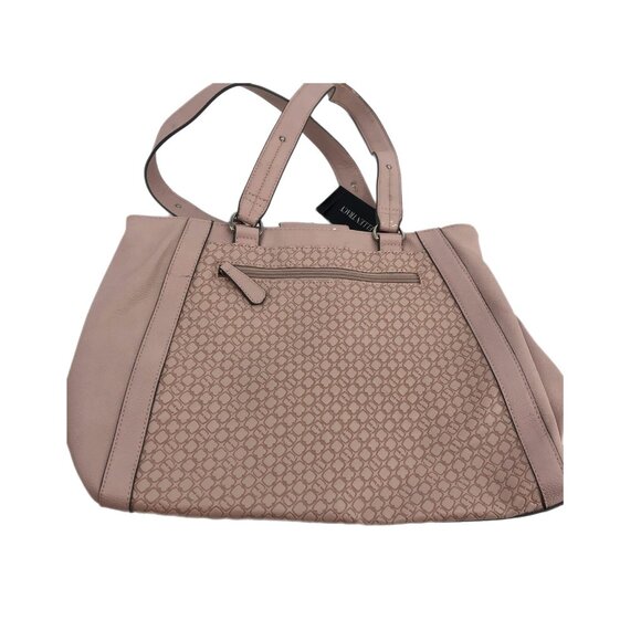 Ellen Tracy Pink Leather Shoulder Bag | Medium Size - Picture 1 of 7